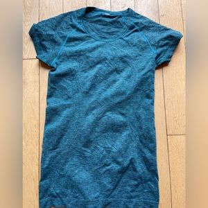Lululemon Swiftly Blue Short Sleeve